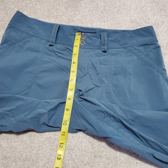 ARC'TERYX Parapet Hiking Capris Pants TerraTex Nylon Gorpcore Blue Women 8 x 19" - Picture 14 of 16
